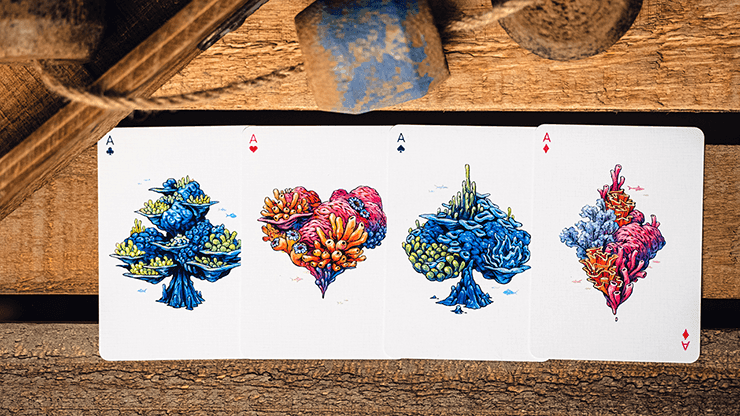 False Anchors V4 (Deep Sea) Playing Cards by Ryan Schlutz - 