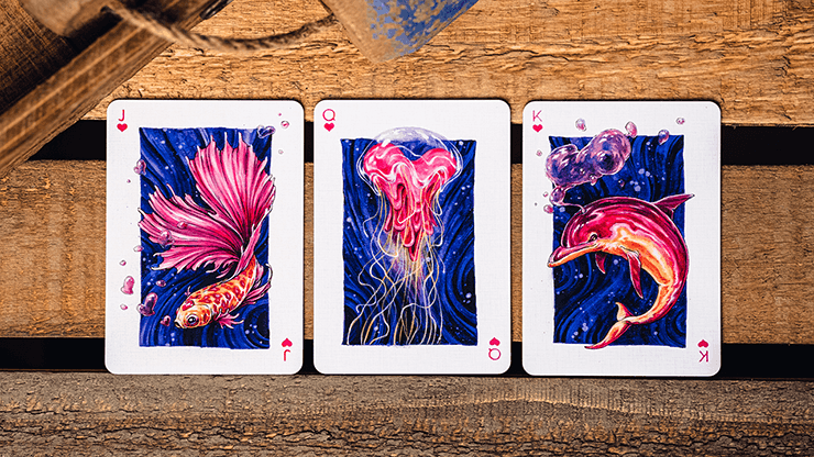 False Anchors V4 (Deep Sea) Playing Cards by Ryan Schlutz - 
