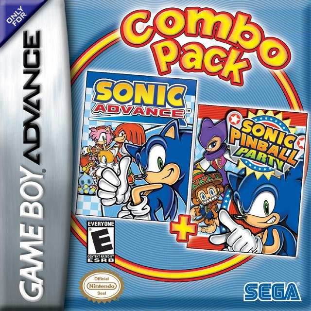 Sonic Advance & Sonic Pinball Party (Gameboy Advance) - Game Manual Only