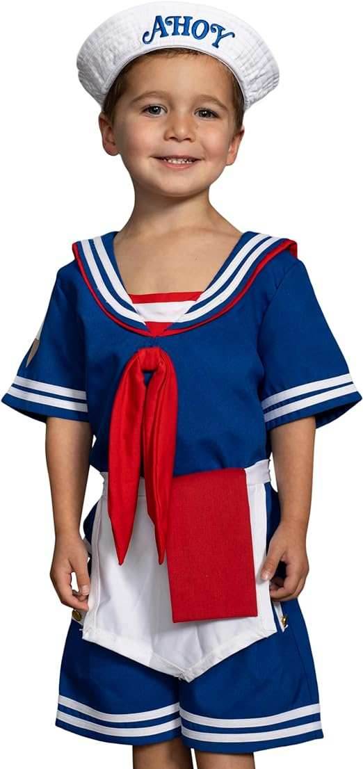 Scoops Ahoy Ice Cream Shop Sailor Kids Costume Set - 2T