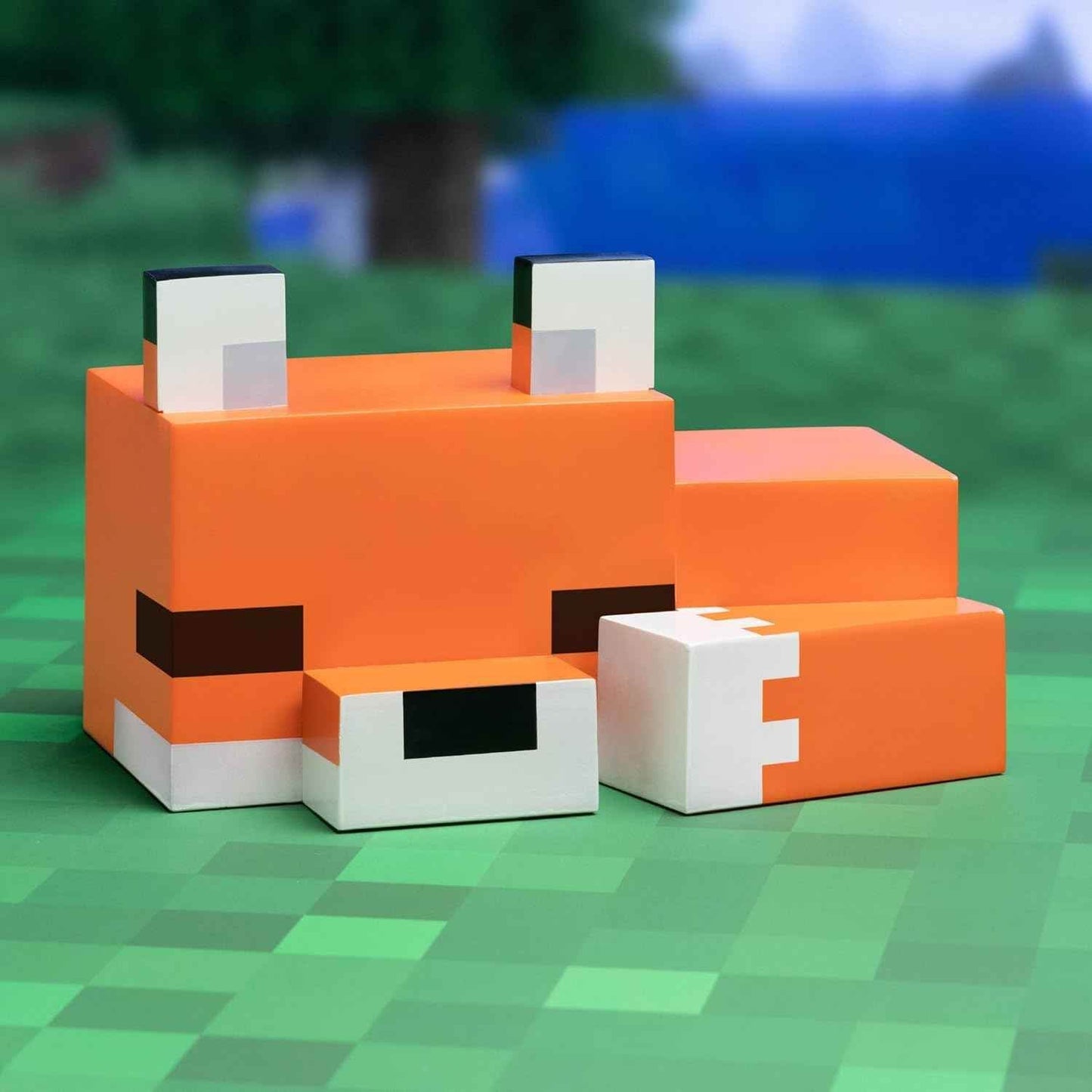 Minecraft Fox Night Light – Paladone Baby Fox Lamp with Soft Orange Glow - 
