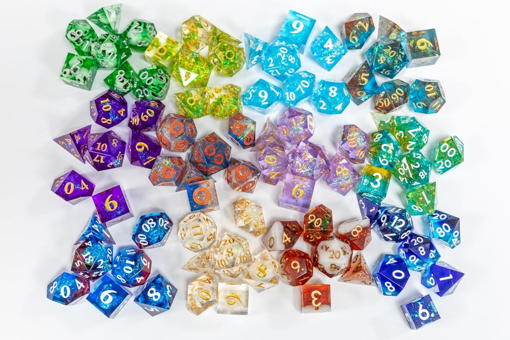 Sharp Edge Mystery Dice 6 Pack – 6 Sets of Unique Dice! No Duplicates!