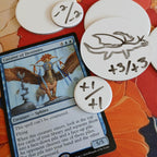 Futhark 100 Dry Erase Tokens for DND – Reusable RPG Tokens in 2 Sizes for Combat Tracking, Initiative, Conditions, and Effects – Reusable Circle Markers for Tabletop Board Games Accessories (100 PCS)