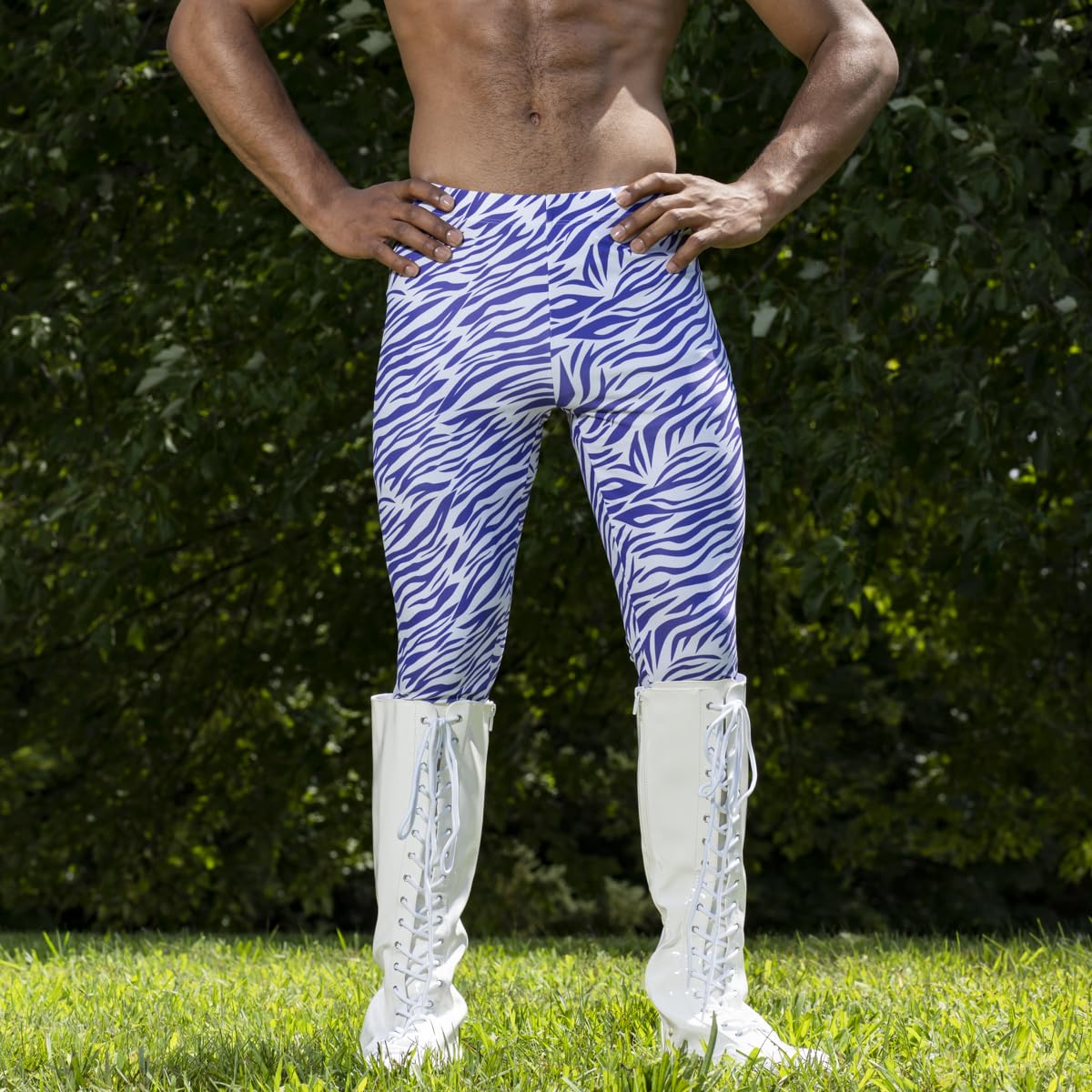 Macho Man Randy Savage Wrestler Madness Halloween Costume Cosplay Spandex Pants