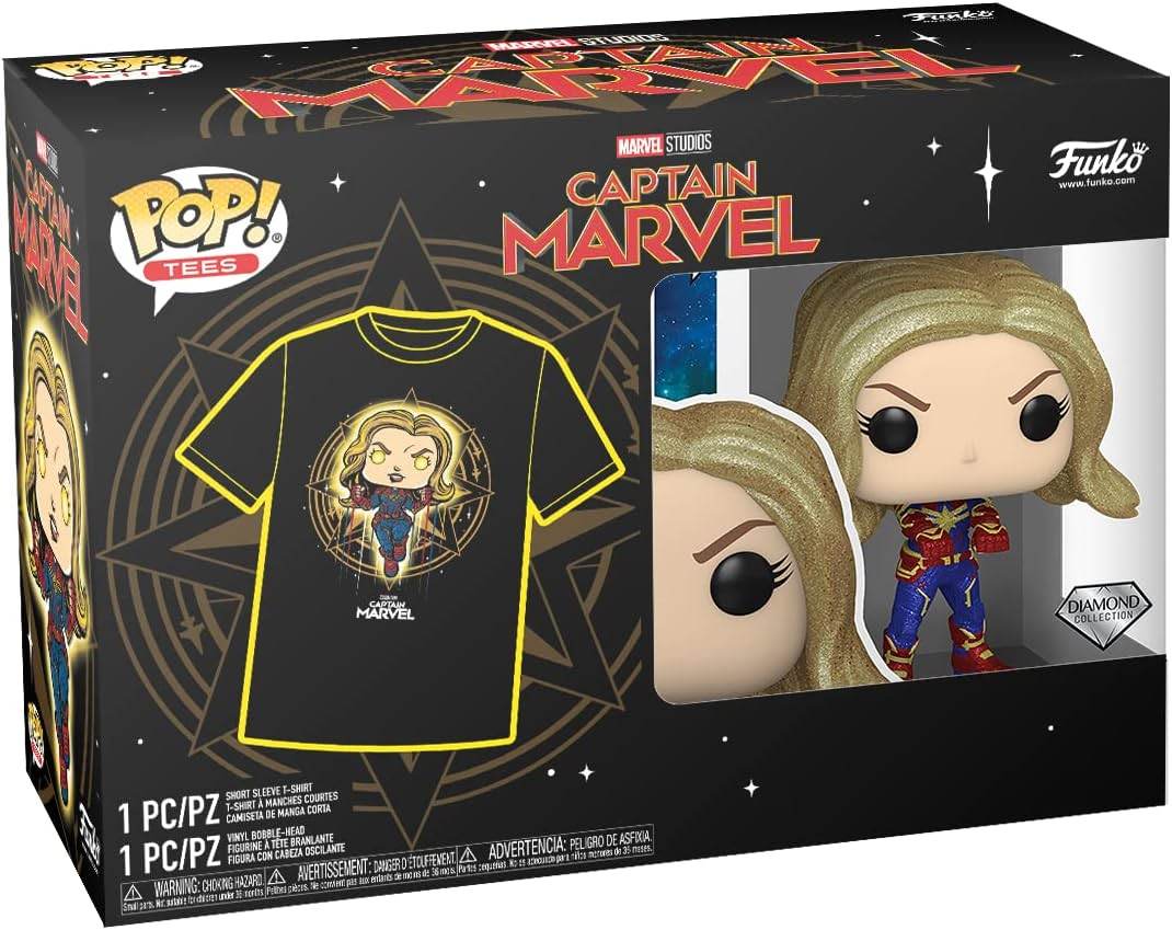 Funko Pop and Tee: Marvel - Captain Marvel - 2XL
