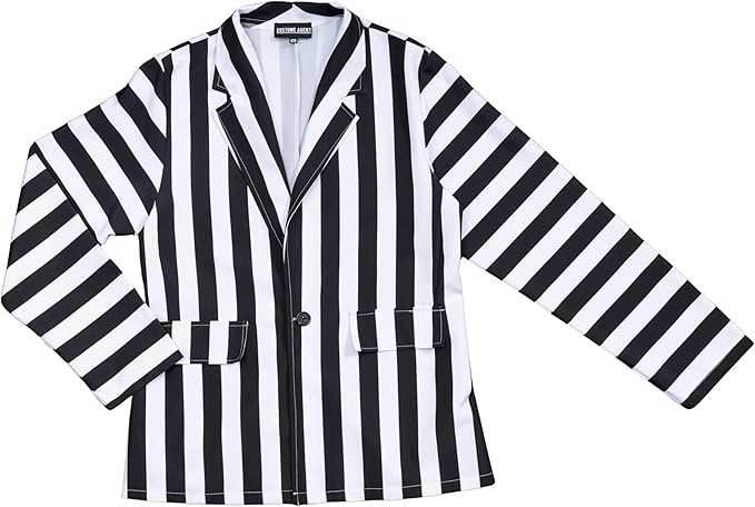 Bugman 80’s Beetle Beetle Beetle Keaton Movie Halloween Cosplay Costume 3-Piece Suit - One Size/Standard