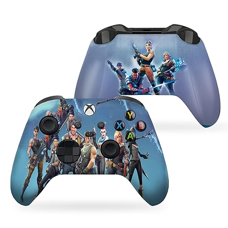 Blue Fortnite Inspired Xbox Series X Controller