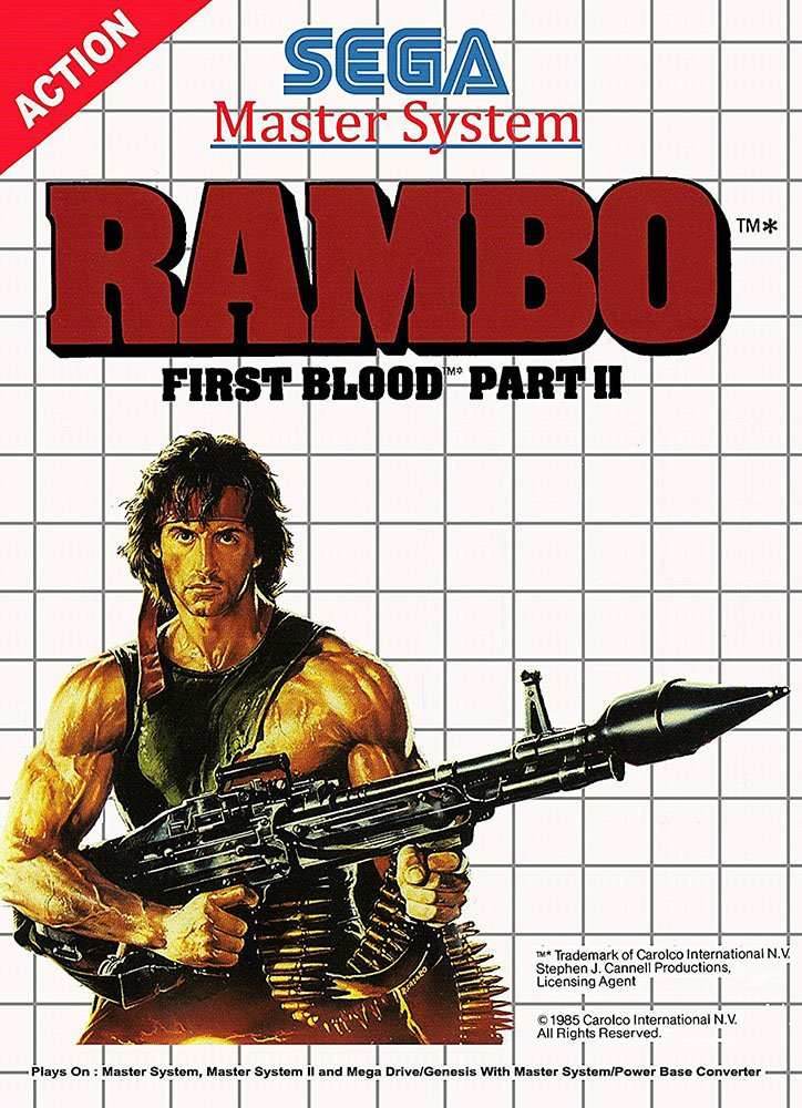 Rambo: First Blood Part II (Sega Master System) - Game Only