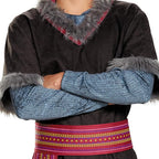 Kristoff Costume for Adults, Disney Frozen Men's Tunic with Hat, Belt and Pants and Boot Covers