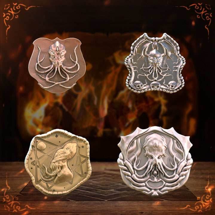 TTRPG Coins - Cthulhu coin set / 10