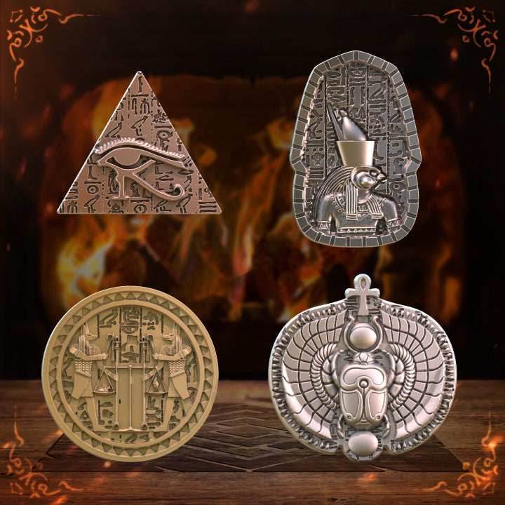 TTRPG Coins - Ancient Egypt coin set / 10