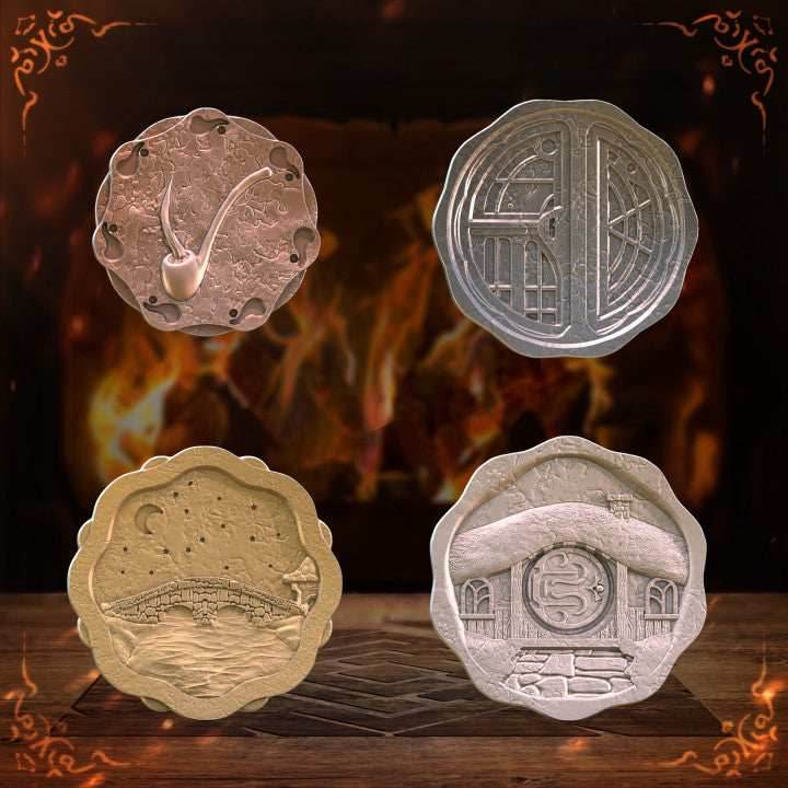 TTRPG Coins - Halfling coin set / 10