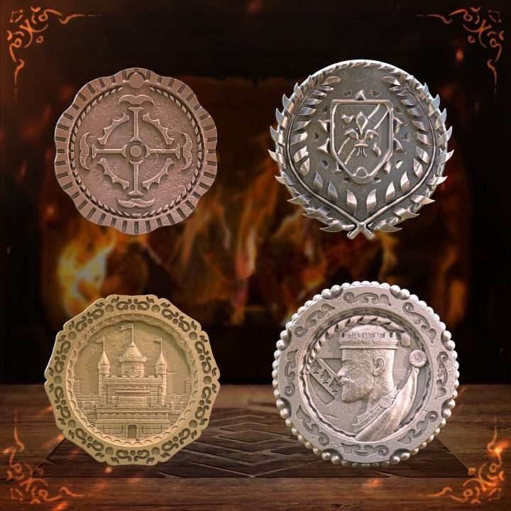 TTRPG Coins - Medieval coin set / 10