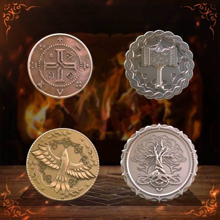 TTRPG Coins - Viking coin set / 10