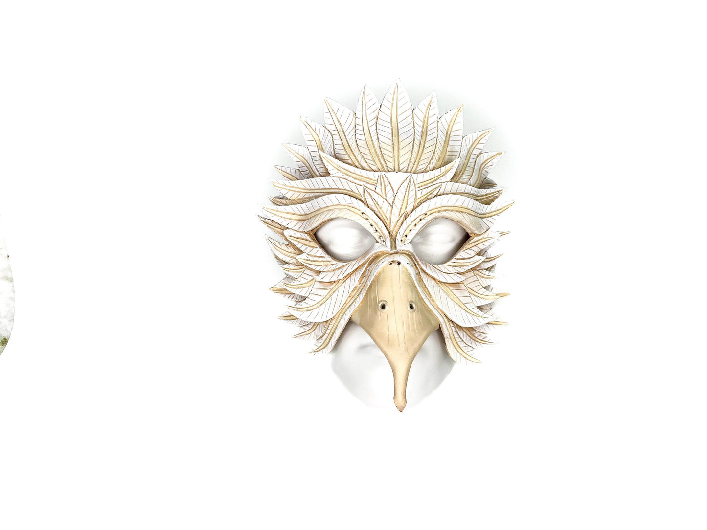 Dove Handmade Genuine Leather Mask - 