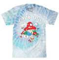 Smurfs Lazy Day Tie Dye T-Shirt - Lagoon Tie Dye