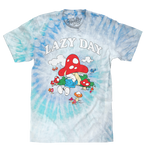 Smurfs Lazy Day Tie Dye T-Shirt - Lagoon Tie Dye