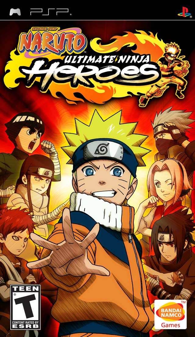 Naruto: Ultimate Ninja Heroes (PSP) - Game Manual Only