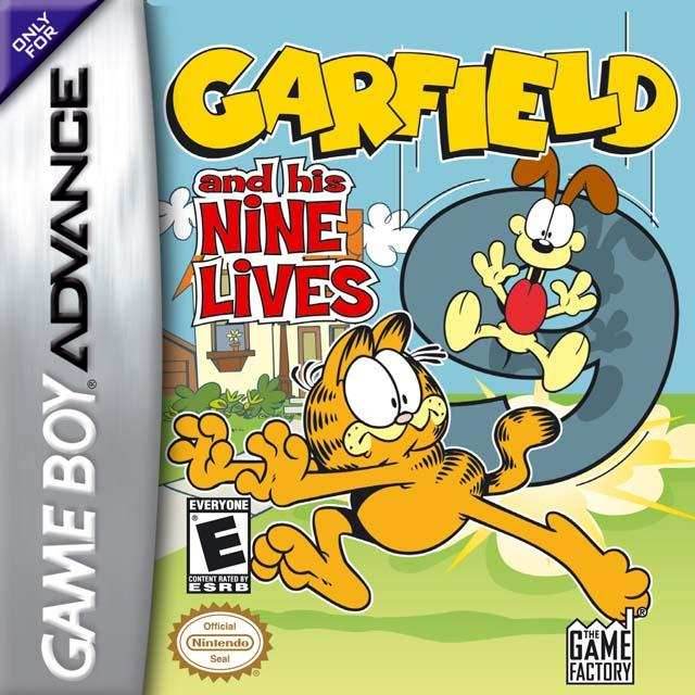 Garfield And His Nine Lives (Gameboy Advance) - Game Manual Only