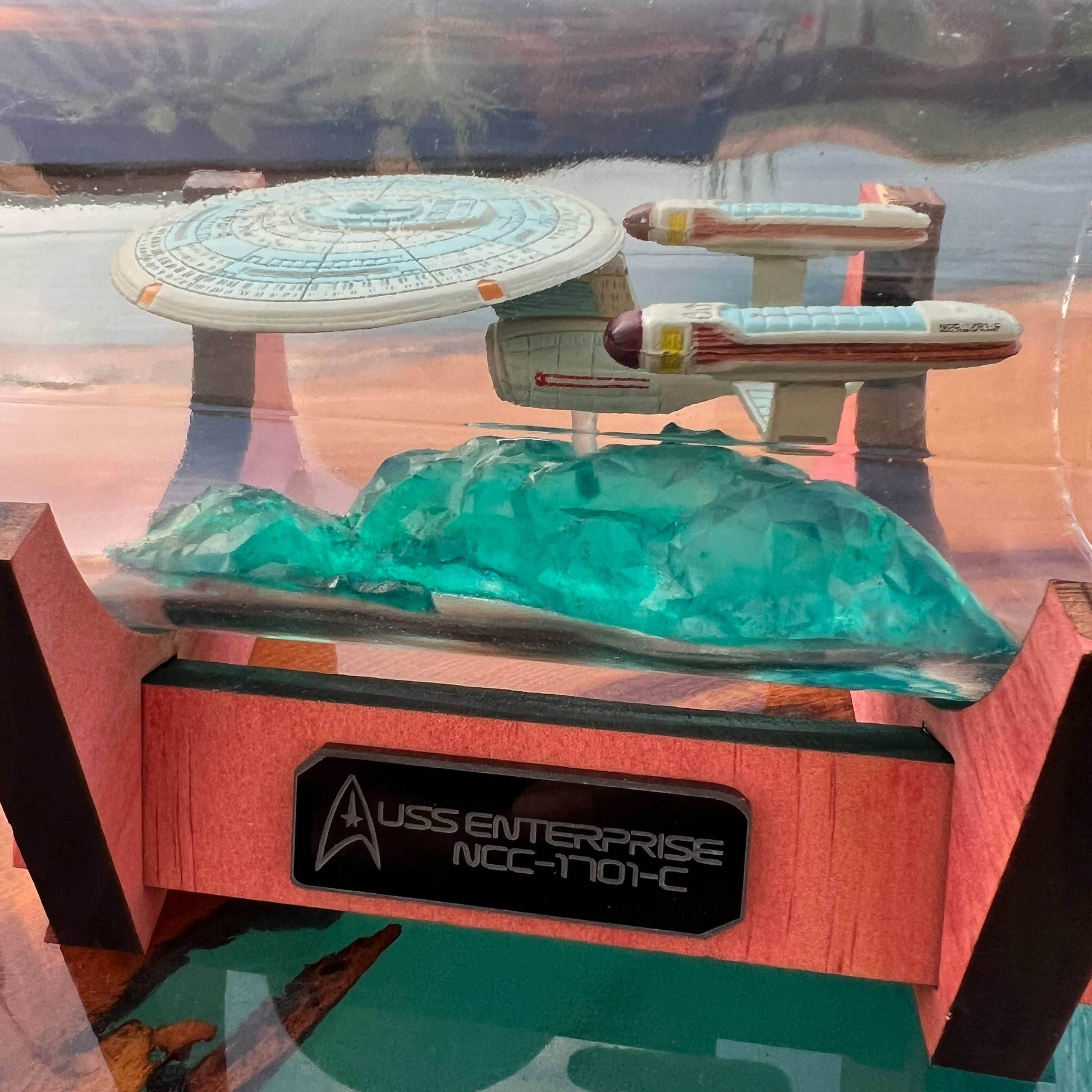 Star Trek NCC-1701-C Enterprise in a Bottle - 