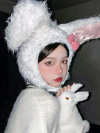 'Bunny girl' Y2k Fluffy Kawaii Rabbit Hat