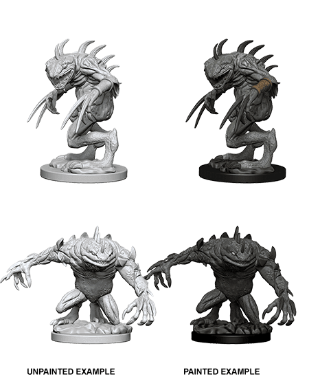 D&D: Nolzur's Marvelous Miniatures - Gray Slaad & Death Slaad - 