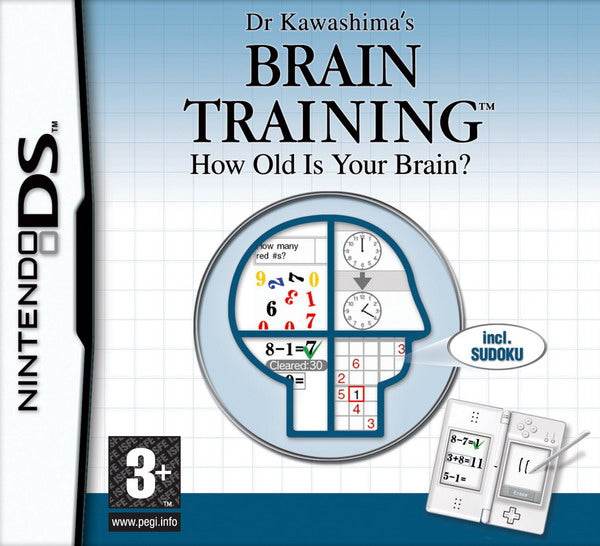 Dr Kawashima's Brain Training [European Import] (Nintendo DS) - Game Manual Only