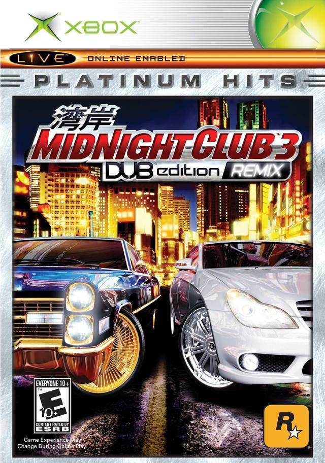Midnight Club 3 DUB Edition Remix (Platinum Hits) (Xbox) - Game Manual Only