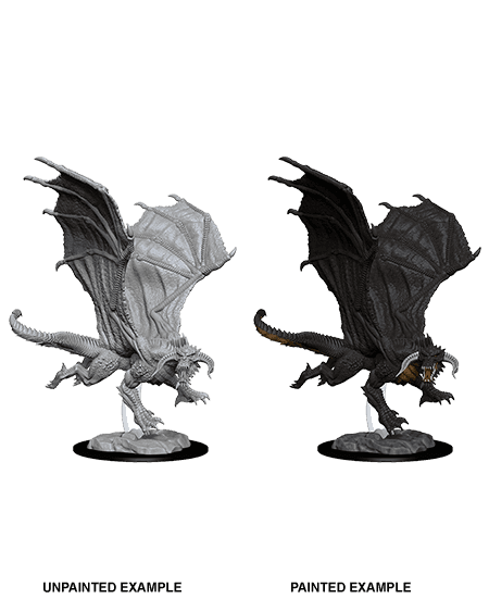 D&D: Nolzur's Marvelous Miniatures - Young Black Dragon - 