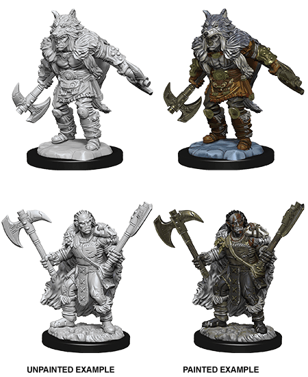 D&D: Nolzur's Marvelous Miniatures - Half-Orc Male Barbarian - 
