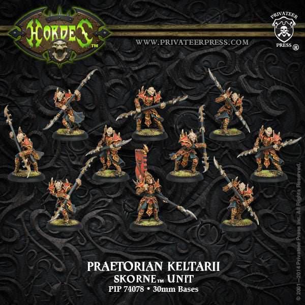 Hordes: Skorne Praetorian Keltarii Swordsmen Unit - 