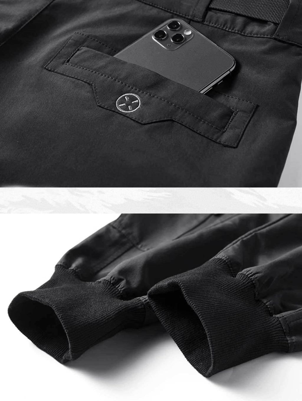 IBP323 CX Matte Black Pants - S