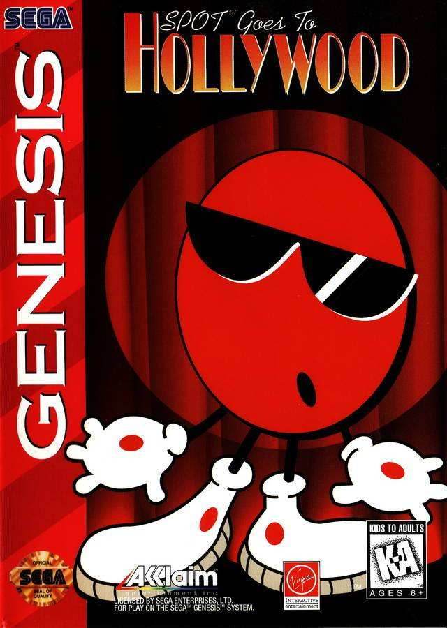 Spot Goes To Hollywood (Sega Genesis) - Game Manual Only