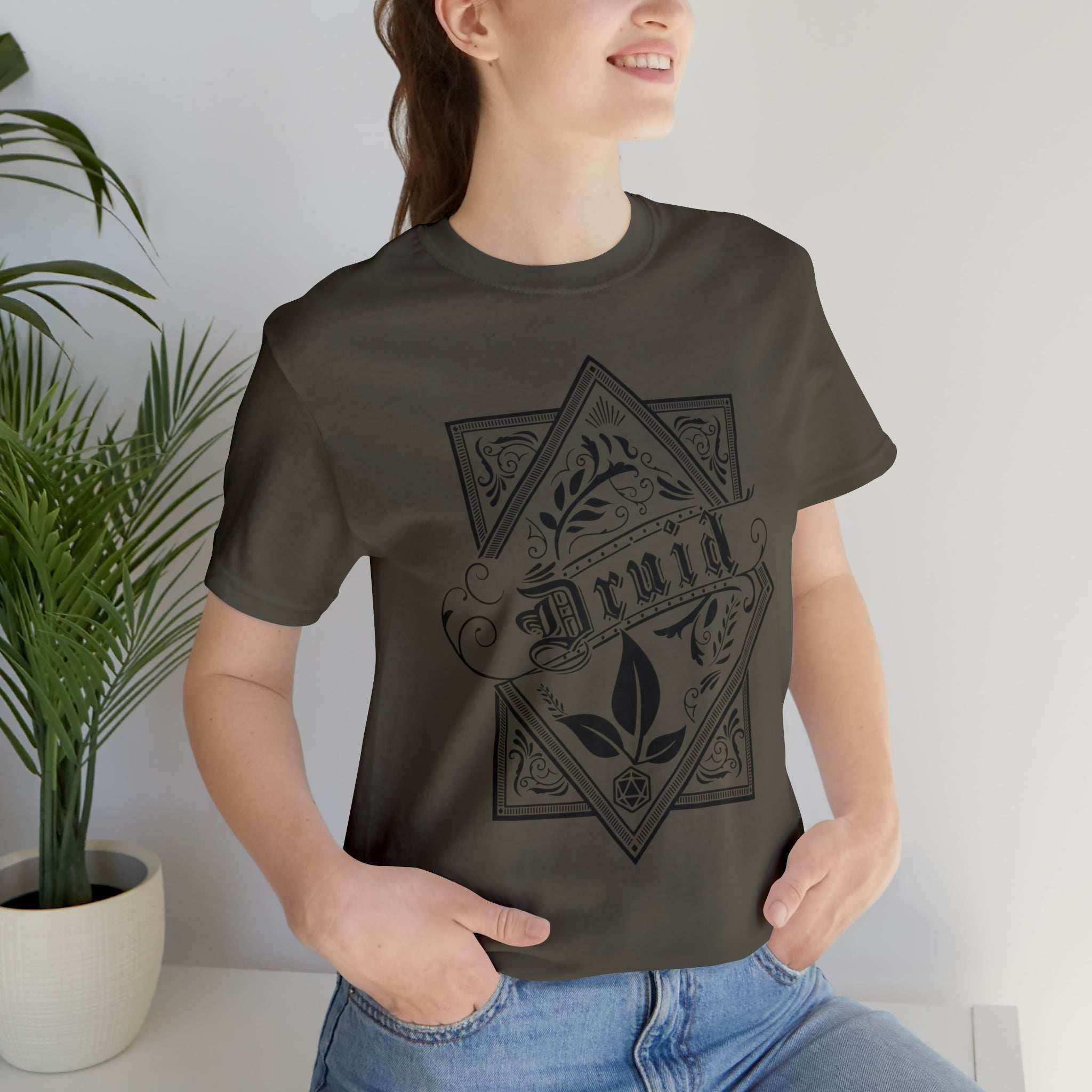 Druid Class Shirt - Army / S