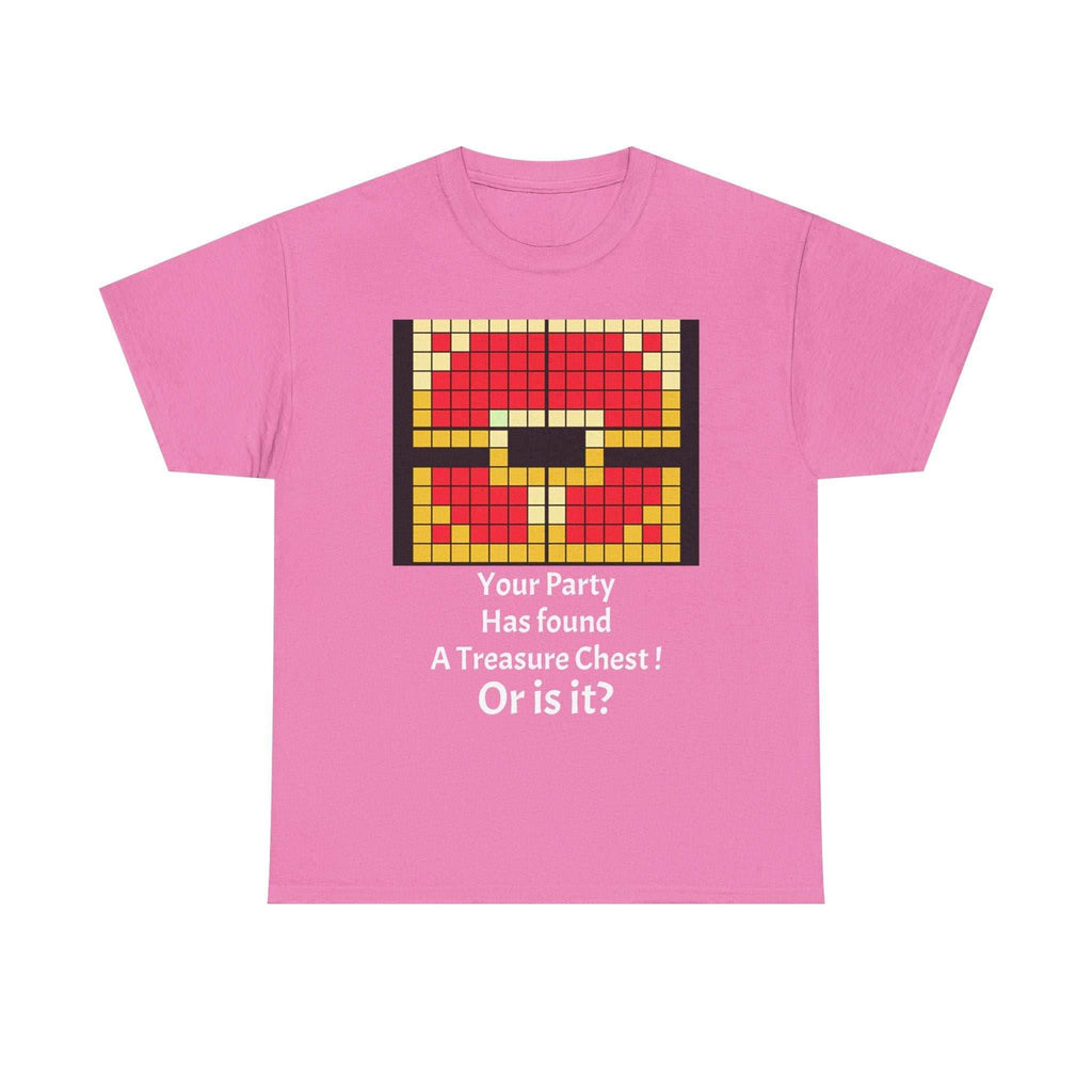 Your party has found a treasure chest! Unisex Heavy Cotton Tee - Azalea / S