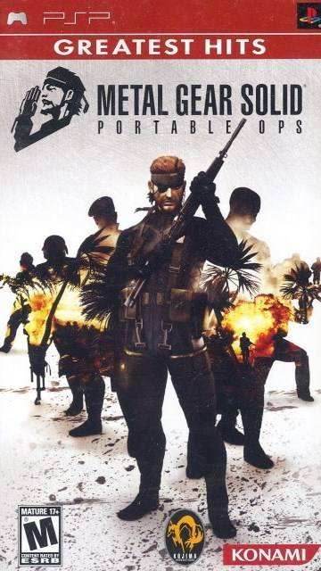 Metal Gear Solid: Portable Ops (Greatest Hits) (PSP) - Game Manual Only