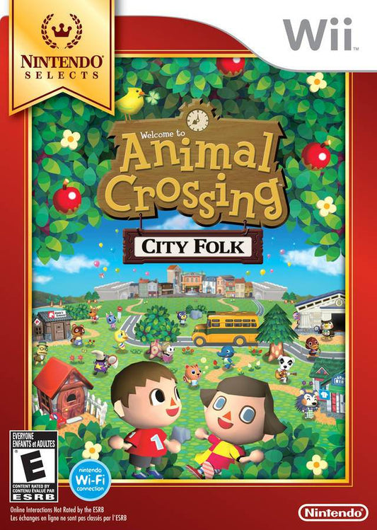 Animal Crossing City Folk: Nintendo Selects (Wii) - Game Manual Only