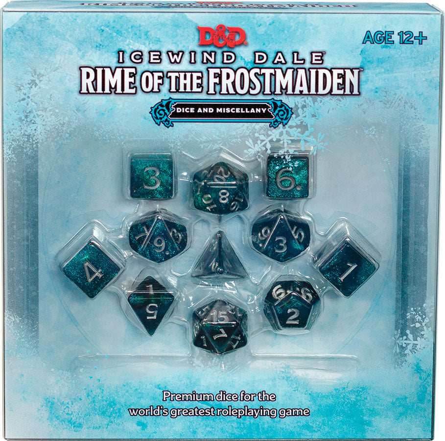 D&D: Icewind Dale - Rime of the Frost Maiden Dice Set - 