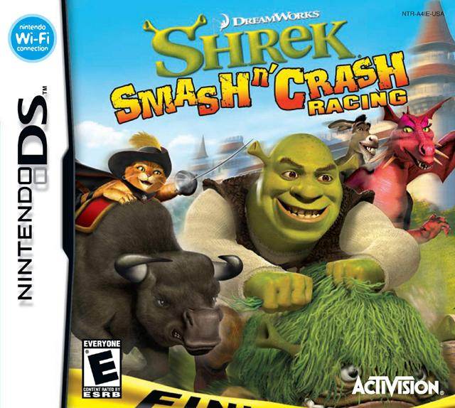 Shrek Smash and Crash Racing (Nintendo DS) - Game Manual Only