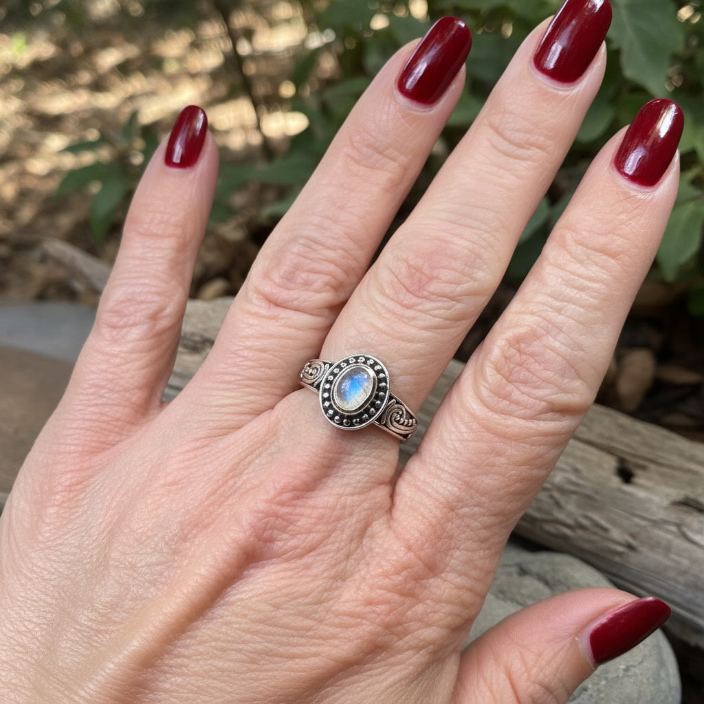 Galilah Celtic Moonstone Ring