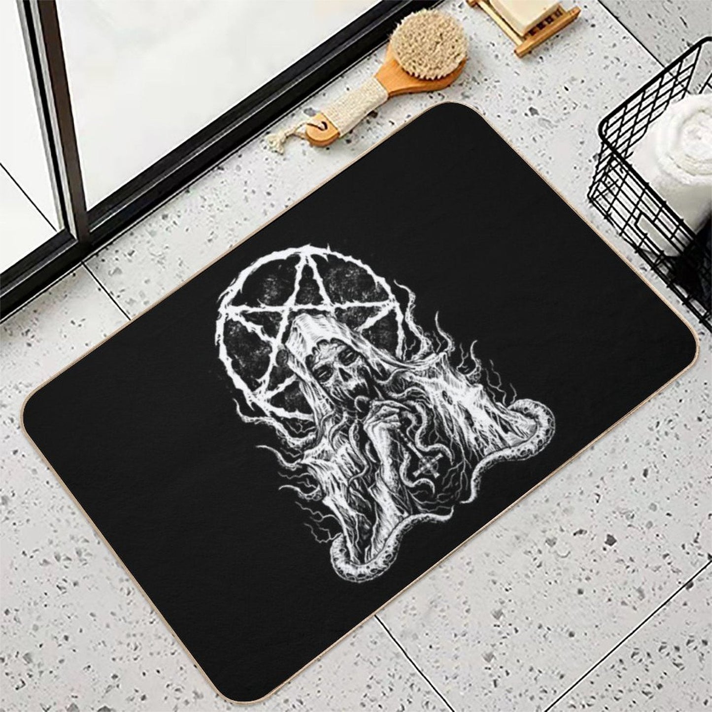 Dark Occultist  Dirt-Trapping Bath Mat