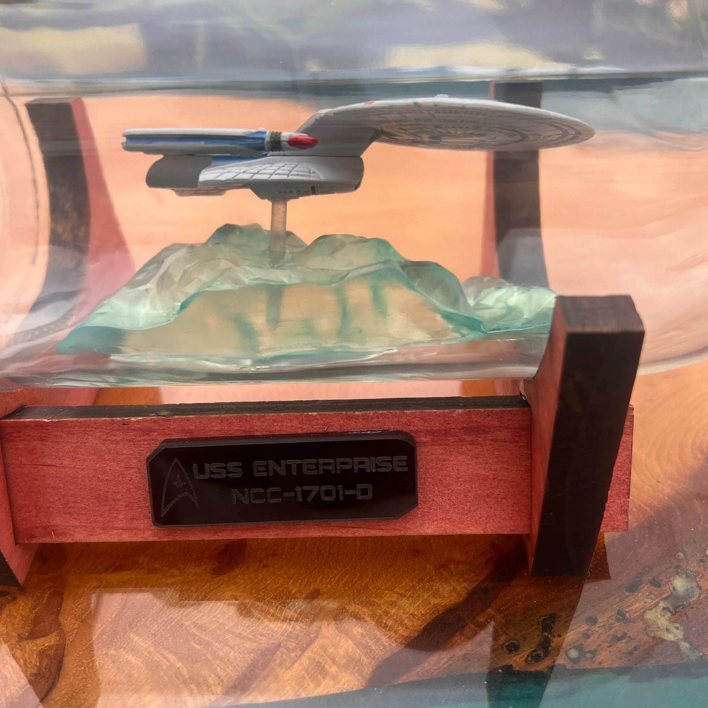 Star Trek NCC-1701-D Enterprise in a Bottle - 