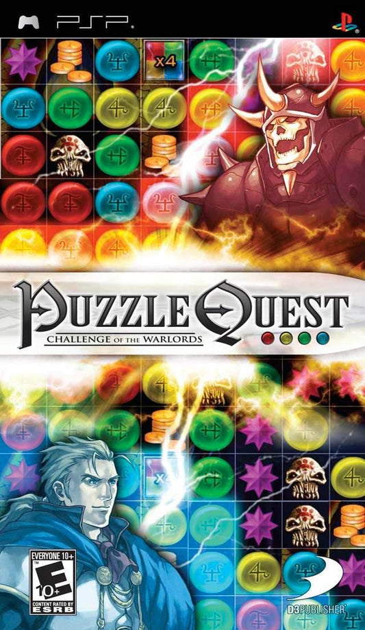 Puzzle Quest: Challenge of the Warlords (PSP) - Game Manual Only