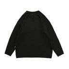 Desert Cactus Knit Sweater - Black / S