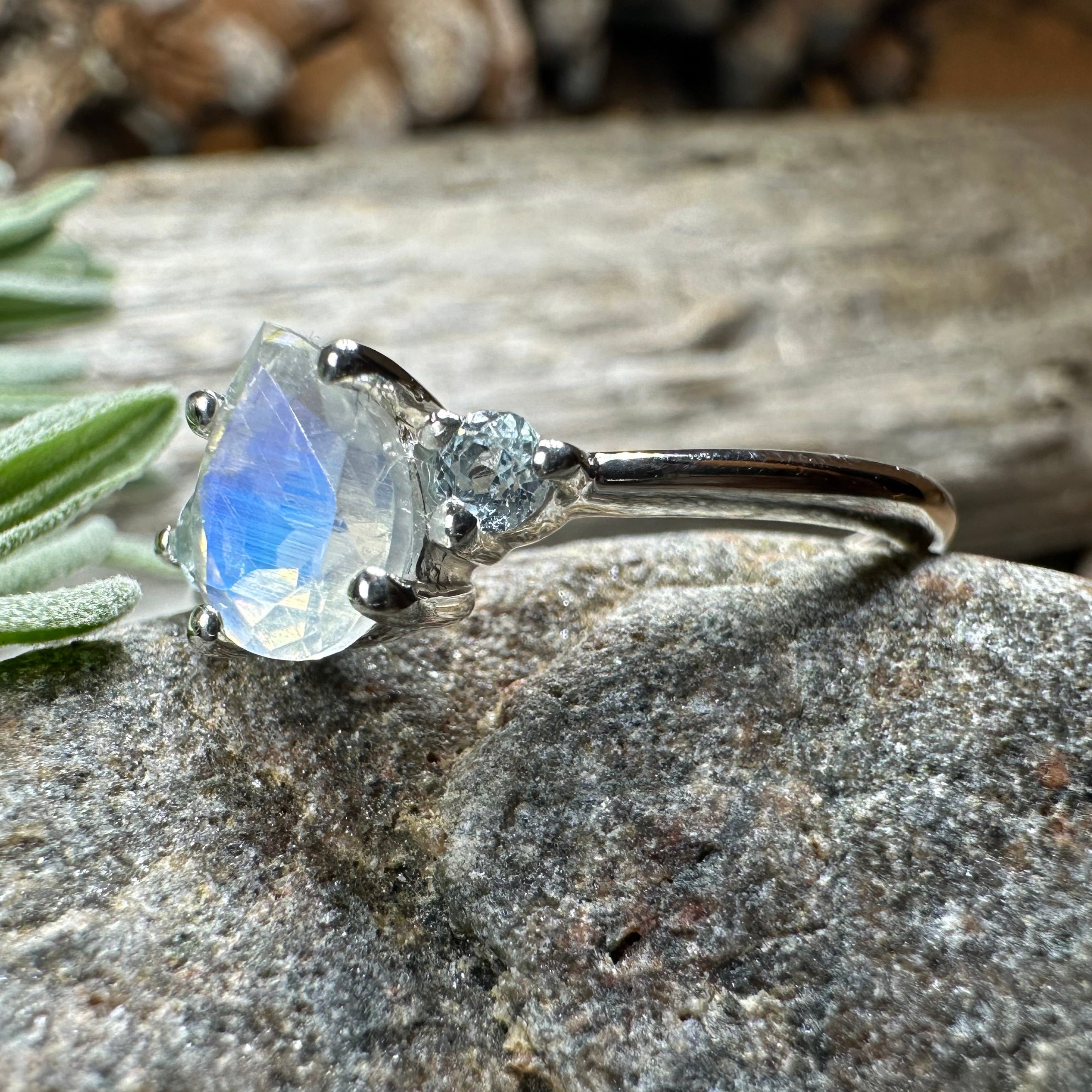 Rylena Moonstone Ring