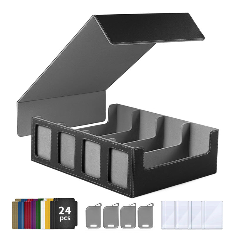 Large-capacity 3000+ Tabletop Game Card Storage Box - Yu-Gi-Oh! & Pokémon Flip-Top Card Case