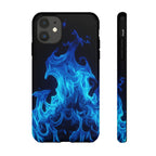 Blue Flames Tough  Phone Case