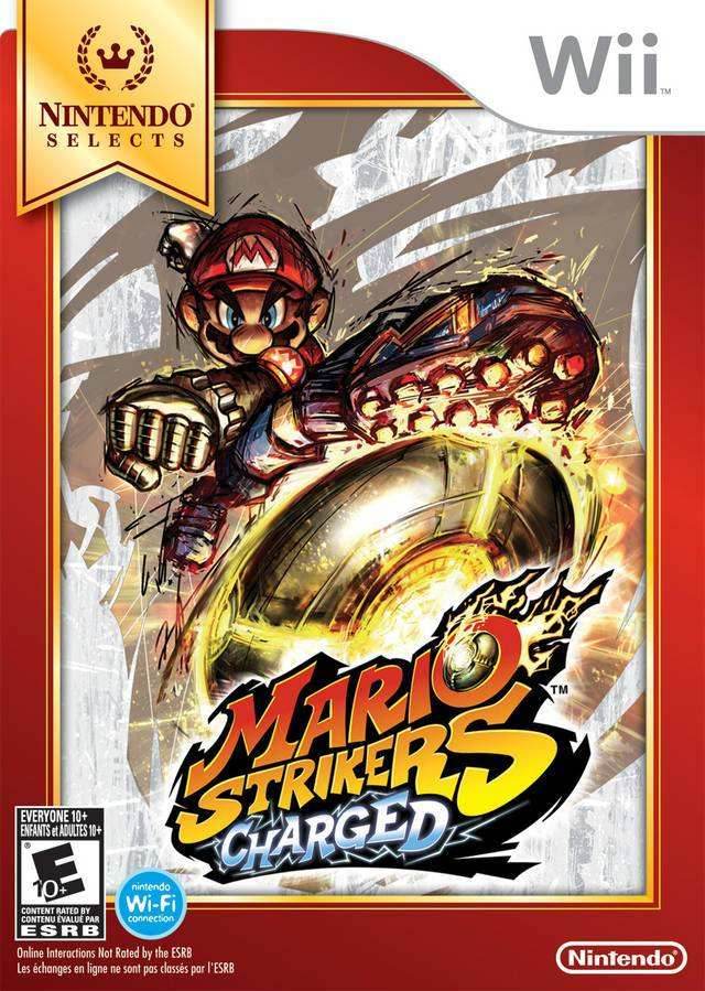 Mario Strikers Charged (Nintendo Selects) (Wii) - Game Manual Only
