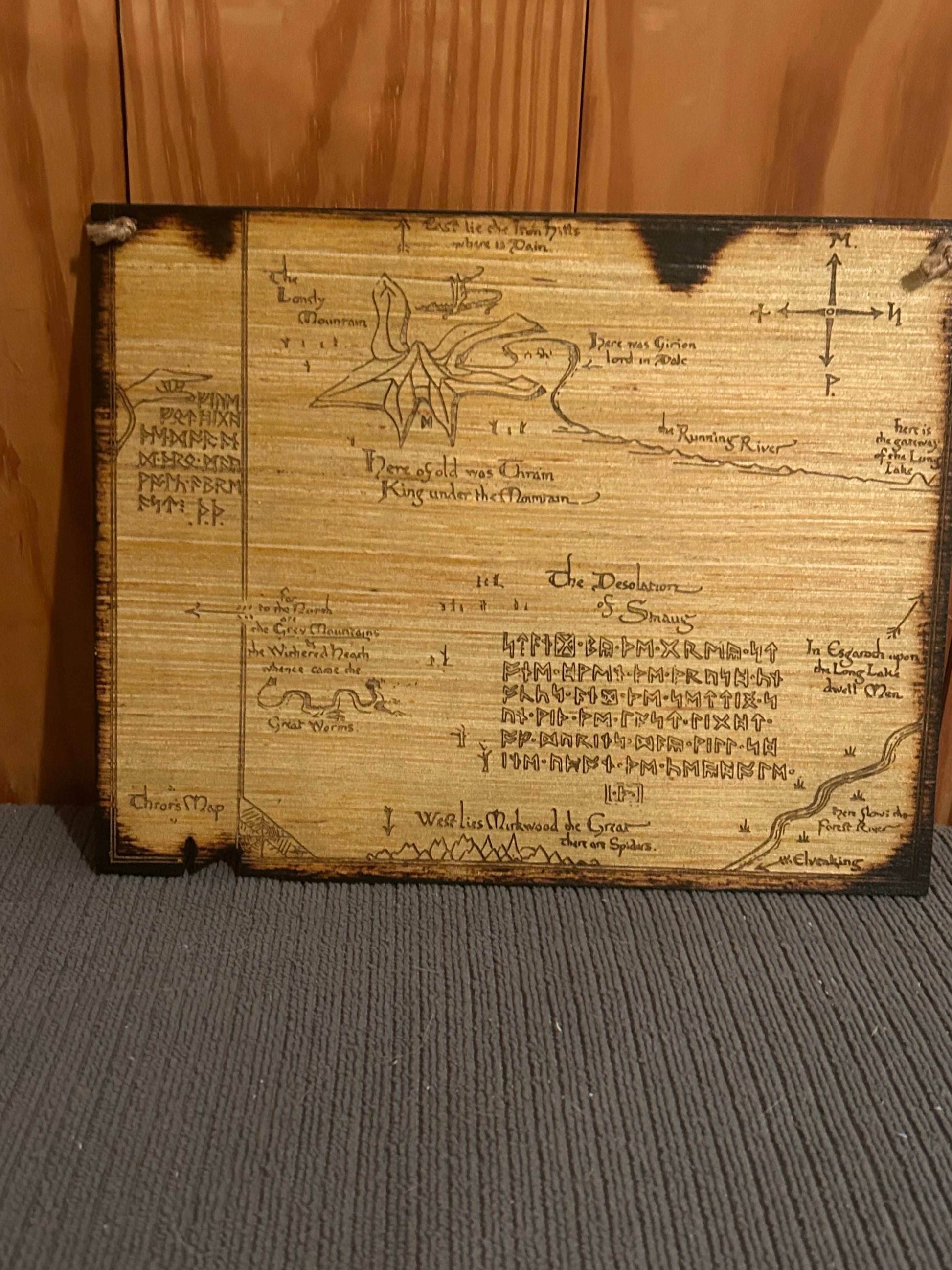 Thorin’s (Hobbit) Map - MED
