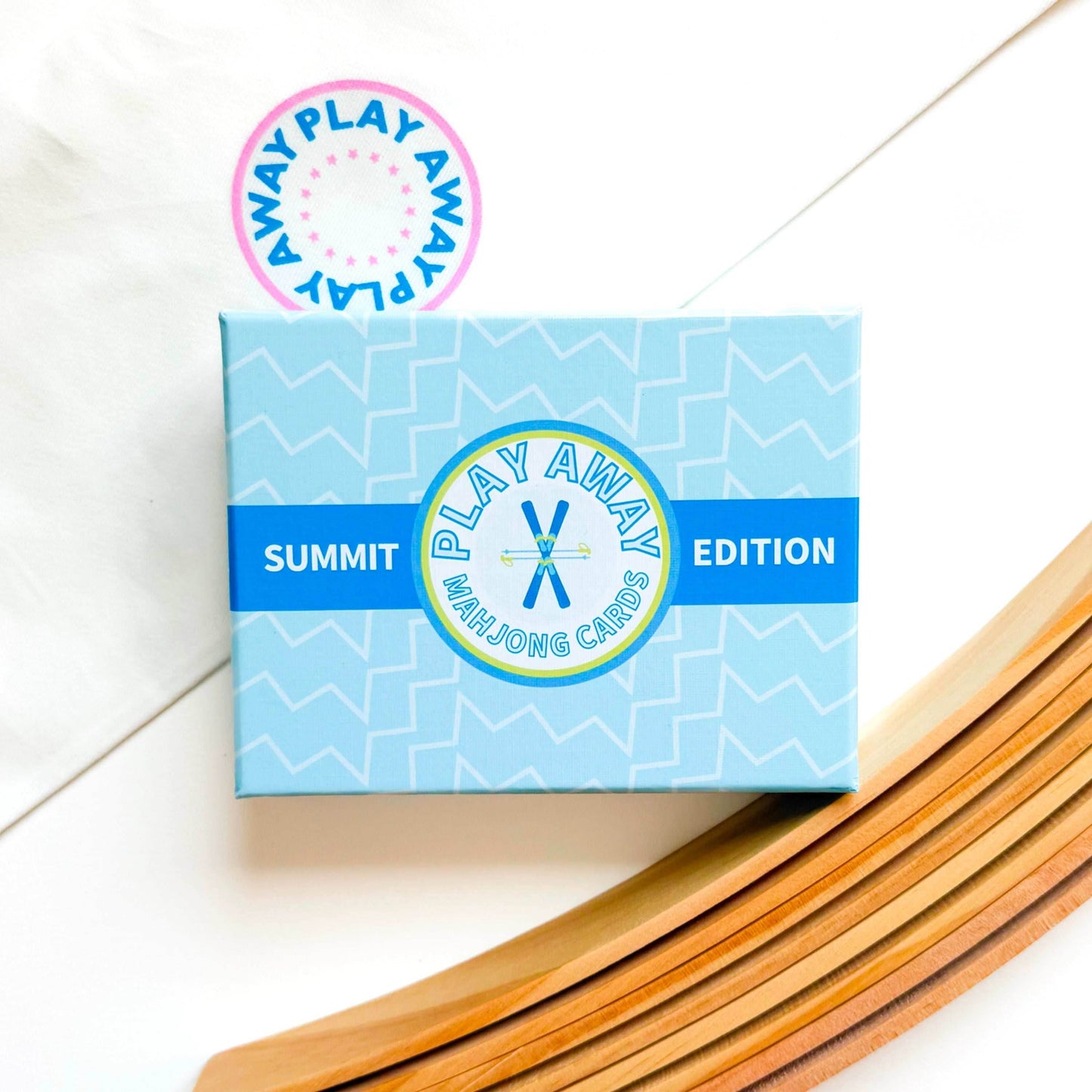 Mahjong Cards + Racks Bundle - Summit / Deck + Racks + Rack Bag